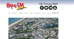 Desktop Screenshot of hopefm.com